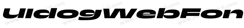 UIdogWebFont Regular字体转换